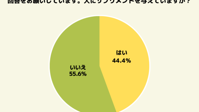 人間よりも犬のサプリメント利用率が高い⁉のメイン画像