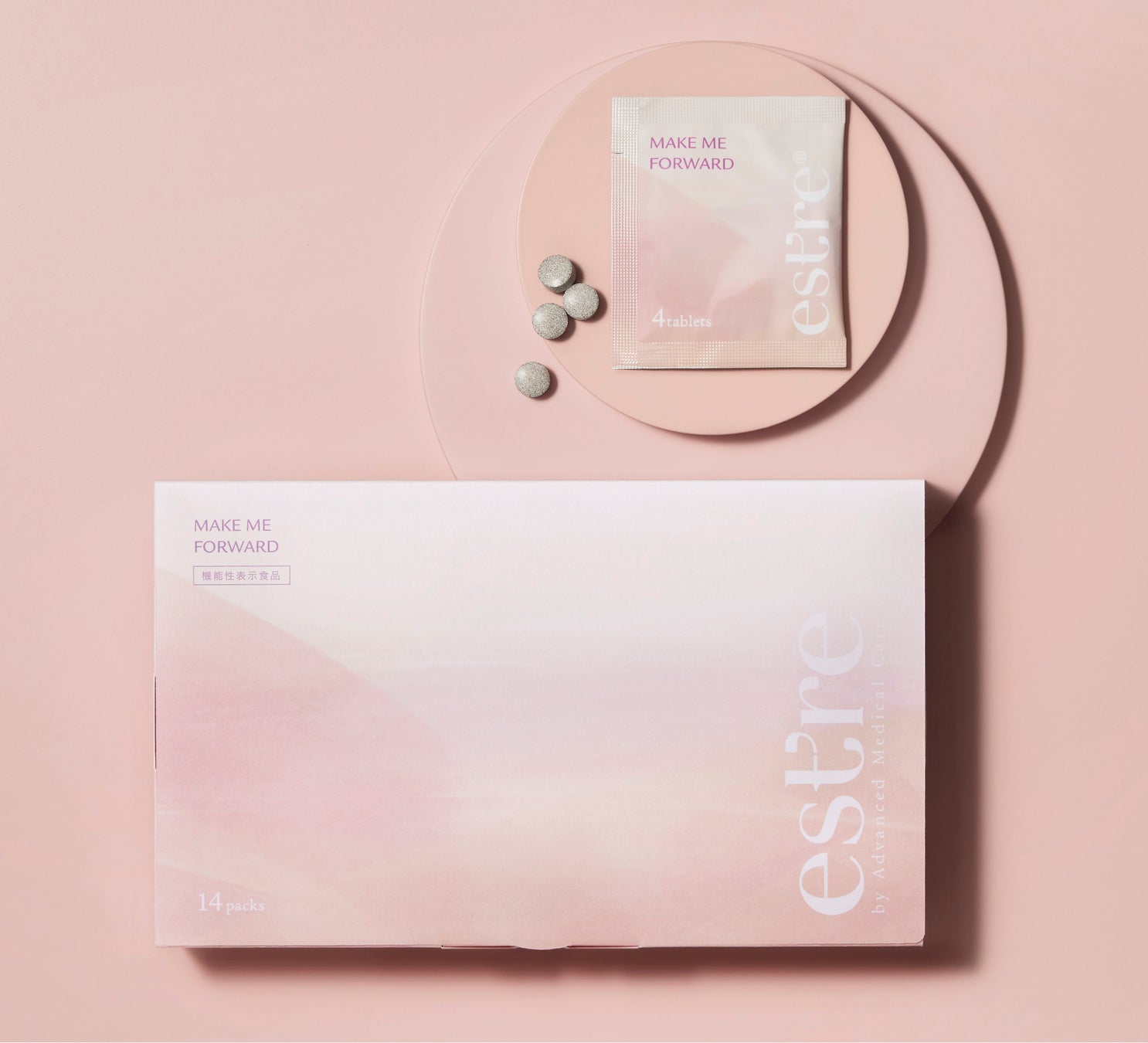 3月8日「国際女性デー」に機能性表示食品「エストール　メイクミーフォワード」販売開始のサブ画像2_エストール　メイクミーフォワード